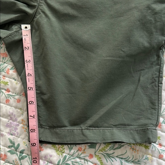 Men's Olive Green Shorts - Picture 6 of 8